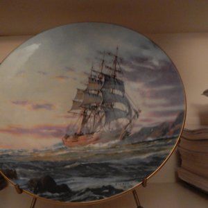 Journey's End ~ By John Stobart 1984 Royal Doulton 10.50" Plate Perfect Cond.